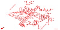 VOOR SUB FRAME  voor Honda CIVIC 1.8 EXECUTIVE 5 deuren 5-traps automatische versnellingsbak 2013