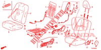 VOOR ZITTING/VEILIGHEIDSRIEMEN (D.) (LH) voor Honda CIVIC 1.8 EXECUTIVE 5 deuren 5-traps automatische versnellingsbak 2013