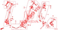 VOOR ZITTING/VEILIGHEIDSRIEMEN  voor Honda CIVIC 1.8 EXECUTIVE 5 deuren 5-traps automatische versnellingsbak 2013