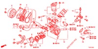 WATERPOMP/THERMOSTAAT (1.8L) voor Honda CIVIC 1.8 EXECUTIVE 5 deuren 5-traps automatische versnellingsbak 2013