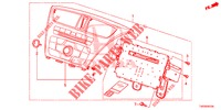 AUDIO UNIT  voor Honda CIVIC 1.8 LIFESTYLE 5 deuren 6-versnellings handgeschakelde versnellingsbak 2013