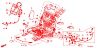 V. ZITTING COMPONENTEN (D.) (SIEGE REGLAGE MANUEL) voor Honda CIVIC 1.8 LIFESTYLE 5 deuren 5-traps automatische versnellingsbak 2013