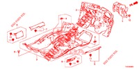 VLOERMAT/ISOLATOR  voor Honda CIVIC 1.8 S 5 deuren 6-versnellings handgeschakelde versnellingsbak 2013