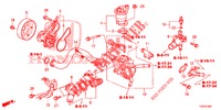 WATERPOMP/THERMOSTAAT (1.8L) voor Honda CIVIC 1.8 S 5 deuren 6-versnellings handgeschakelde versnellingsbak 2013