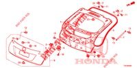 ACHTERKLEP PANEEL(2DE)  voor Honda CIVIC 1.8 S 5 deuren 5-traps automatische versnellingsbak 2013
