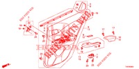 ACHTER PORTIER VOERING(4DE)  voor Honda CIVIC 1.8 EXECUTIVE 5 deuren 6-versnellings handgeschakelde versnellingsbak 2013