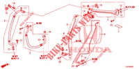 AIRCONDITIONER (FLEXIBLES/TUYAUX) (LH) voor Honda CIVIC 1.8 EXECUTIVE 5 deuren 6-versnellings handgeschakelde versnellingsbak 2013