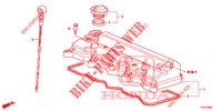 CILINDERKOP AFDEKKING (1.8L) voor Honda CIVIC 1.8 EXECUTIVE 5 deuren 6-versnellings handgeschakelde versnellingsbak 2013