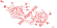DOORVOERTULLE (ARRIERE) voor Honda CIVIC 1.8 EXECUTIVE 5 deuren 6-versnellings handgeschakelde versnellingsbak 2013