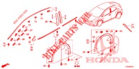 GIETWERK/BESCHERMER  voor Honda CIVIC 1.8 EXECUTIVE 5 deuren 6-versnellings handgeschakelde versnellingsbak 2013