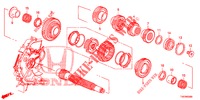 HULPAS  voor Honda CIVIC 1.8 EXECUTIVE 5 deuren 6-versnellings handgeschakelde versnellingsbak 2013