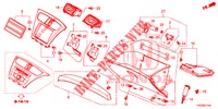 INSTRUMENTEN AFWERKING (COTE DE PASSAGER) (LH) voor Honda CIVIC 1.8 EXECUTIVE 5 deuren 6-versnellings handgeschakelde versnellingsbak 2013