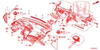 INSTRUMENTEN PANEEL BOVEN (LH) voor Honda CIVIC 1.8 EXECUTIVE 5 deuren 6-versnellings handgeschakelde versnellingsbak 2013