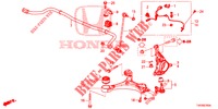 VOOR KNOKKEL  voor Honda CIVIC 1.8 EXECUTIVE 5 deuren 6-versnellings handgeschakelde versnellingsbak 2013