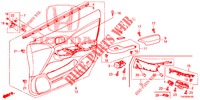 VOOR PORTIER VOERING (LH) voor Honda CIVIC 1.8 EXECUTIVE 5 deuren 6-versnellings handgeschakelde versnellingsbak 2013