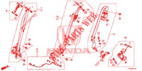 VOOR ZITTING/VEILIGHEIDSRIEMEN  voor Honda CIVIC 1.8 EXECUTIVE 5 deuren 6-versnellings handgeschakelde versnellingsbak 2013