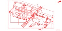 AUDIO UNIT  voor Honda CIVIC DIESEL 2.2 EXECUTIVE 5 deuren 6-versnellings handgeschakelde versnellingsbak 2013