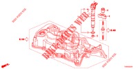 BRANDSTOF INSPUIT (DIESEL) (2.2L) voor Honda CIVIC DIESEL 2.2 EXECUTIVE 5 deuren 6-versnellings handgeschakelde versnellingsbak 2013