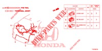 ELEKTRISCHE AANSLUITING (ARRIERE) voor Honda CIVIC DIESEL 2.2 EXECUTIVE 5 deuren 6-versnellings handgeschakelde versnellingsbak 2013
