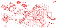 INSTRUMENTEN AFWERKING (COTE DE PASSAGER) (LH) voor Honda CIVIC DIESEL 2.2 EXECUTIVE 5 deuren 6-versnellings handgeschakelde versnellingsbak 2013