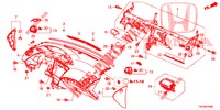 INSTRUMENTEN PANEEL BOVEN (LH) voor Honda CIVIC DIESEL 2.2 EXECUTIVE 5 deuren 6-versnellings handgeschakelde versnellingsbak 2013