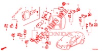 PARKEERSENSOR  voor Honda CIVIC DIESEL 2.2 EXECUTIVE 5 deuren 6-versnellings handgeschakelde versnellingsbak 2013