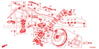 REM HOOFDCILINDER/HOOFDSPANNING (DIESEL) (LH) voor Honda CIVIC DIESEL 2.2 EXECUTIVE 5 deuren 6-versnellings handgeschakelde versnellingsbak 2013