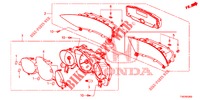 SNELHEIDSMETER  voor Honda CIVIC DIESEL 2.2 EXECUTIVE 5 deuren 6-versnellings handgeschakelde versnellingsbak 2013