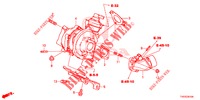 TURBOLADER (DIESEL) (2.2L) voor Honda CIVIC DIESEL 2.2 EXECUTIVE 5 deuren 6-versnellings handgeschakelde versnellingsbak 2013
