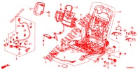 V. ZITTING COMPONENTEN (G.) (HAUTEUR MANUELLE) voor Honda CIVIC DIESEL 2.2 EXECUTIVE 5 deuren 6-versnellings handgeschakelde versnellingsbak 2013