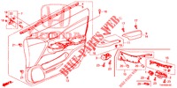 VOOR PORTIER VOERING (LH) voor Honda CIVIC DIESEL 2.2 EXECUTIVE 5 deuren 6-versnellings handgeschakelde versnellingsbak 2013