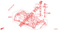 BRANDSTOF INSPUIT (DIESEL) (2.2L) voor Honda CIVIC DIESEL 2.2 S 5 deuren 6-versnellings handgeschakelde versnellingsbak 2013