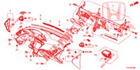INSTRUMENTEN PANEEL BOVEN (LH) voor Honda CIVIC DIESEL 2.2 S 5 deuren 6-versnellings handgeschakelde versnellingsbak 2013