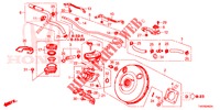 REM HOOFDCILINDER/HOOFDSPANNING (DIESEL) (LH) voor Honda CIVIC DIESEL 2.2 S 5 deuren 6-versnellings handgeschakelde versnellingsbak 2013
