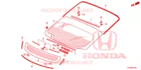 VOOR RUIT/ ACHTER RUIT  voor Honda CIVIC DIESEL S 5 deuren 6-versnellings handgeschakelde versnellingsbak 2013