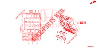 BEDIENINGSEENNEID (CABINE) (2) voor Honda CIVIC DIESEL 1.6 EXCLUSIVE 5 deuren 6-versnellings handgeschakelde versnellingsbak 2015