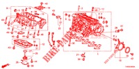 CILINDERBLOK/OLIEPAN (DIESEL) voor Honda CIVIC DIESEL 1.6 EXCLUSIVE 5 deuren 6-versnellings handgeschakelde versnellingsbak 2015