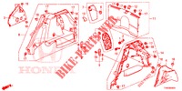 KOFFERBAK ZIJ BEKLEDING  voor Honda CIVIC DIESEL 1.6 EXCLUSIVE 5 deuren 6-versnellings handgeschakelde versnellingsbak 2015