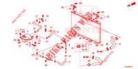 RADIATOR SLANG/RESERVETANK (DIESEL) voor Honda CIVIC DIESEL 1.6 EXCLUSIVE 5 deuren 6-versnellings handgeschakelde versnellingsbak 2015