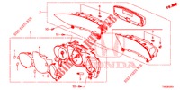 SNELHEIDSMETER  voor Honda CIVIC DIESEL 1.6 EXCLUSIVE 5 deuren 6-versnellings handgeschakelde versnellingsbak 2015
