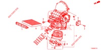 VERWARMING AANJAGER (LH) voor Honda CIVIC DIESEL 1.6 EXCLUSIVE 5 deuren 6-versnellings handgeschakelde versnellingsbak 2015