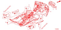 VLOERMAT/ISOLATOR  voor Honda CIVIC DIESEL 1.6 EXCLUSIVE 5 deuren 6-versnellings handgeschakelde versnellingsbak 2015