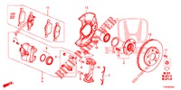VOOR REM  voor Honda CIVIC DIESEL 1.6 EXCLUSIVE 5 deuren 6-versnellings handgeschakelde versnellingsbak 2015