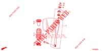 ACHTER SCHOK ABSORBEERDER  voor Honda CIVIC 1.8 EXECUTIVE 5 deuren 5-traps automatische versnellingsbak 2015