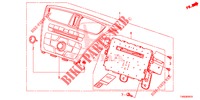 AUDIO UNIT (1) voor Honda CIVIC 1.8 EXECUTIVE 5 deuren 5-traps automatische versnellingsbak 2015