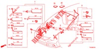 BEDRADINGSBUNDEL (4) (LH) voor Honda CIVIC 1.8 EXECUTIVE 5 deuren 5-traps automatische versnellingsbak 2015