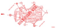 DOORVOERTULLE (INFERIEUR) voor Honda CIVIC 1.8 EXECUTIVE 5 deuren 5-traps automatische versnellingsbak 2015