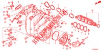 INLAAT SPRUITSTUK (1.8L) voor Honda CIVIC 1.8 EXECUTIVE 5 deuren 5-traps automatische versnellingsbak 2015