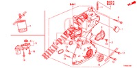 OLIEPOMP (1.8L) voor Honda CIVIC 1.8 EXECUTIVE 5 deuren 5-traps automatische versnellingsbak 2015