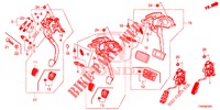 PEDAAL (LH) voor Honda CIVIC 1.8 EXECUTIVE 5 deuren 5-traps automatische versnellingsbak 2015